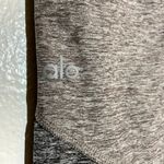 Alo Yoga Alo Alosoft Sheila Legging High Waisted 7/8 Length Heather Gray Black Striped XS Photo 2