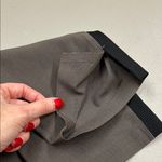 Athleta  Brooklyn Ankle Pant Brown Houndstooth Black Side Stripe Womens Size 8 Photo 2