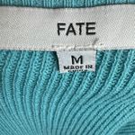 FATE. split open back balloon sleeve tie dye sweater size medium Photo 7