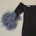 Marcelle Paris Maison Marcelle Alice Jumpsuit With Feathered Sleeves Photo 1