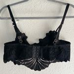 Aerie  Show Off Unlined Lace Bra Black NWT 38D Photo 2