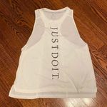Nike  Just Do It White Racerback Tank Photo 0