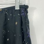 Farm Rio New Anthropologie Small Black, Blue Stars Asymmetrical Midi Skirt Photo 3