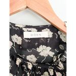 DOÊN Doen | Luca Anemone Black Floral Top | Sz XS | Prairie whimsical nostalgia Photo 8