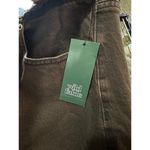 Wild Fable Brown Long Straight Denim Maxi Skirt Size 12 Boho Grunge Boho Slit Photo 9