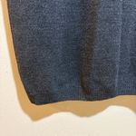 St. John  Collection Gray Tie Neck Knit Sweater Dress Long Sleeve Photo 3