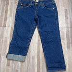 True Religion Classic Blue Cropped Jeans Size 32 Photo 0