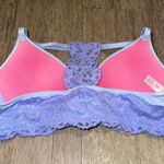 Victoria's Secret Victoria’s Secret PINK Blue Clip Front Lace Bra - 34B Photo 1