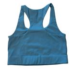 Girlfriend Collective Size S Sport Bra Crop Top Paloma Teal Blue Yoga Athleisure Photo 1