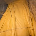 Bradley Women's Yellow Leather Jacket Size XL Photo 2
