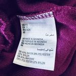 INC X-Small Flare Knit Sweater Pants Pockets Stretch Autumn Berry Magenta New Photo 6