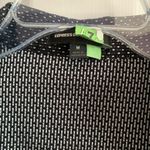 EXPRESS Black White Polka Dot Collar Dress Shirt Photo 1
