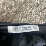 12th Tribe  Shake It Sheer Mini Dress Black with Silver Rhinestones Medium Photo 6