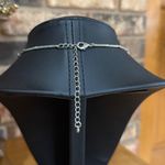 Vintage Geometric Orange and Pink Triangle statement gold tone necklace Photo 3