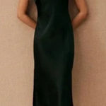 Anthropologie NWT BHLDN Audrie Satin One Shoulder Midi Dress Size 10 Photo 0