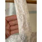 Amanda Uprichard  Annalise White Jacquard Mini Dress M Bridal Party Flounce Hem Photo 6