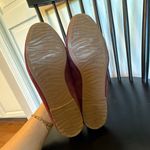 Joie  burgundy suede loafer flats with buckle size 9 Photo 5