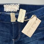 Altar'd State Altar’d State NWT Size 27/5 Jane Doe Wash Eyelet Lace Hemline Denim Jean Shorts Photo 4