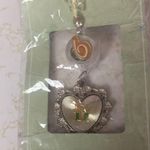 Good Luck Jin Ming purse charm with Heart Pendant letter b Photo 1