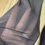 Victoria's Secret  sport knockout Black Leggings with White Stripe tights Photo 3