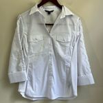 Zac and Rachel  Women’s Lace Sleeve Button Down Blouse Size Small Photo 0