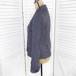 Jones New York Swiss Dot Knit Blazer Jacket Black White 4P Photo 2