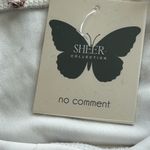 No Comment Chic White Maxi Dress with Brown Floral Design Photo 6