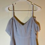 Birdy Grey  Devin Chiffon Maxi Dress in Ice Blue Size Small Photo 1