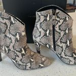 HalogenMakayla snakeskin booties Photo 0