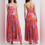 Hutch NWOT Aza A-Line Halter gown Purple Gardenia Sz 12 Photo 1