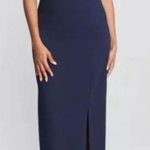 Sl Fashion NWT s Women's Sleeveless Scuba
Crepe A-Line Gown. Has some Stretch Photo 0