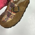Björndal Bjorndal Clogs Womens 6 Leather Woven Knit Buckle Cork Slip On Mules Photo 9