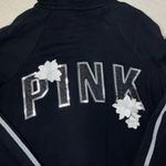 PINK - Victoria's Secret Victoria’s Secret Pink Sequin Floral Bling Zip Front Jacket Hoodie Small Photo 10