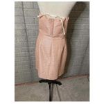 Antonio Melani Womens Light Peach Waist Chain Strapless Sheath Dress Size 10 Photo 4