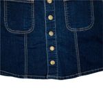 Altar'd State A-Line Skater Denim Jean Snap Front Mini Skirt XS Photo 72