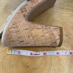 Cordani Italy Women's Wedge Slingback Criss Cross Metallic Platform Sandal Sz 39 Gold Photo 5