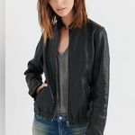 Lucky Brand Ana 100% Lamb Leather Jacket Moto Full Zip Womens Size XS Bomber Photo 15