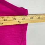 Adrienne Vittadini Womens Tank Top XXL Pink Sheer Hem Barbiecore Romantic Resort Photo 5