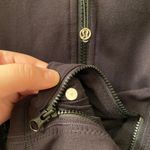 Lululemon Forme Black Jacket Size 4 Brushed Luon Material Full Zip Mid Hip Photo 4