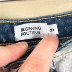 Beginning Boutique Jeans Origami Wide Leg Bleach Wash High Rise Y2K 4 Photo 4