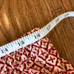 Michael Kors Michael  red printed slit front midi skirt M Photo 6