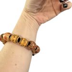 Boho Wooden Beads Brown Natural Materials Cotton String Slip On Photo 1