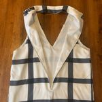 Lulus  Dress Small Black and White Plaid Mini Sleeveless Photo 7
