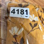 Sonoma  Women Skirt XL Mustard Floral Asymmetrical Wrap Boho Cottagecore Whimsy Photo 9