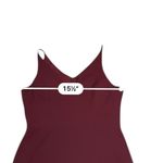 BHLDN  Jones Satin Gown Dress Women's Size 8 Burgundy Formal Wedding Guest Photo 9