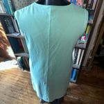 Eileen Fisher  green sleeveless sustainable mini dress Photo 1