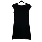 Likely Revolve  Black Embroidered Cap Sleeve Boat Neck Boho Mini Dress Size 2 Photo 4