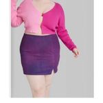 Wild Fable  Stretch Denim Purple Notch Jean Skirt Women's Size 6 NWT Photo 1