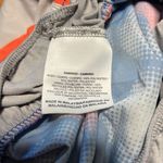 Nike  Shorts Women Medium Orange Blue Geometric Print Athletic Running Athleisure Photo 4