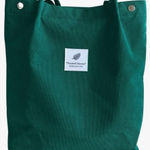 Source Unknown Women’s tote bag corduroy light weight Photo 0